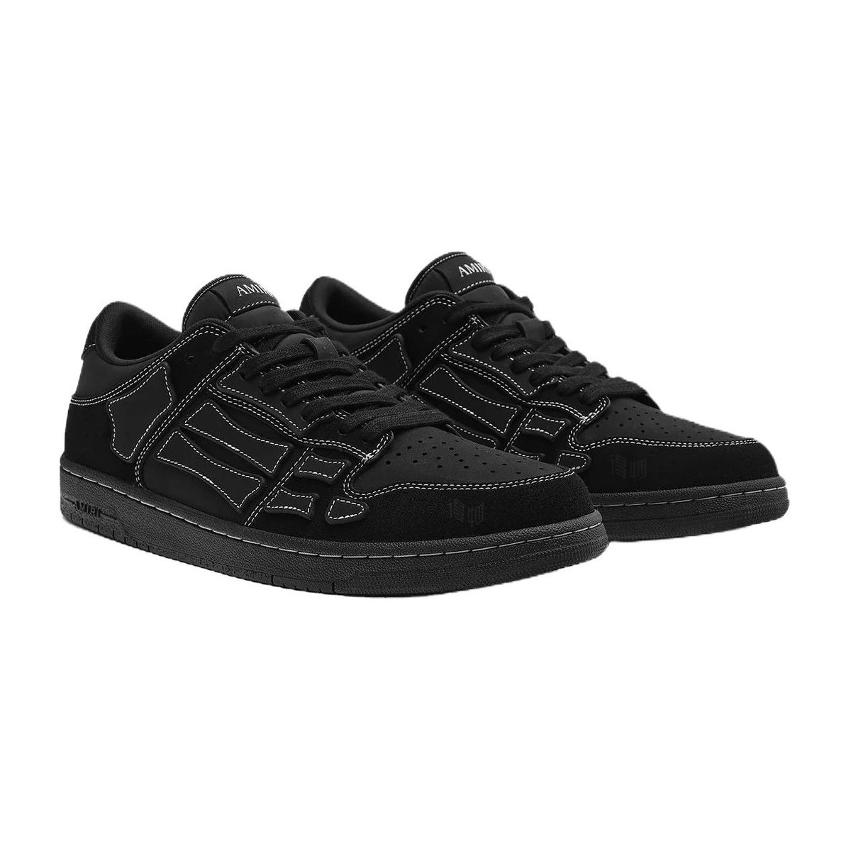 AMIRI Skel-Top Low Black