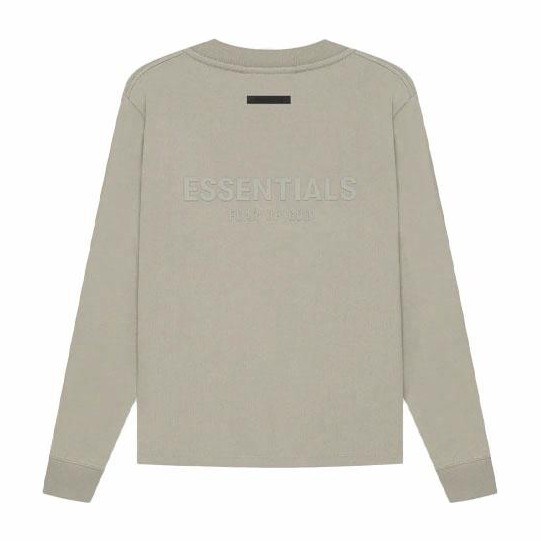 Fear of God Essentials SS21 Long Sleeve Tee Moss LogoT