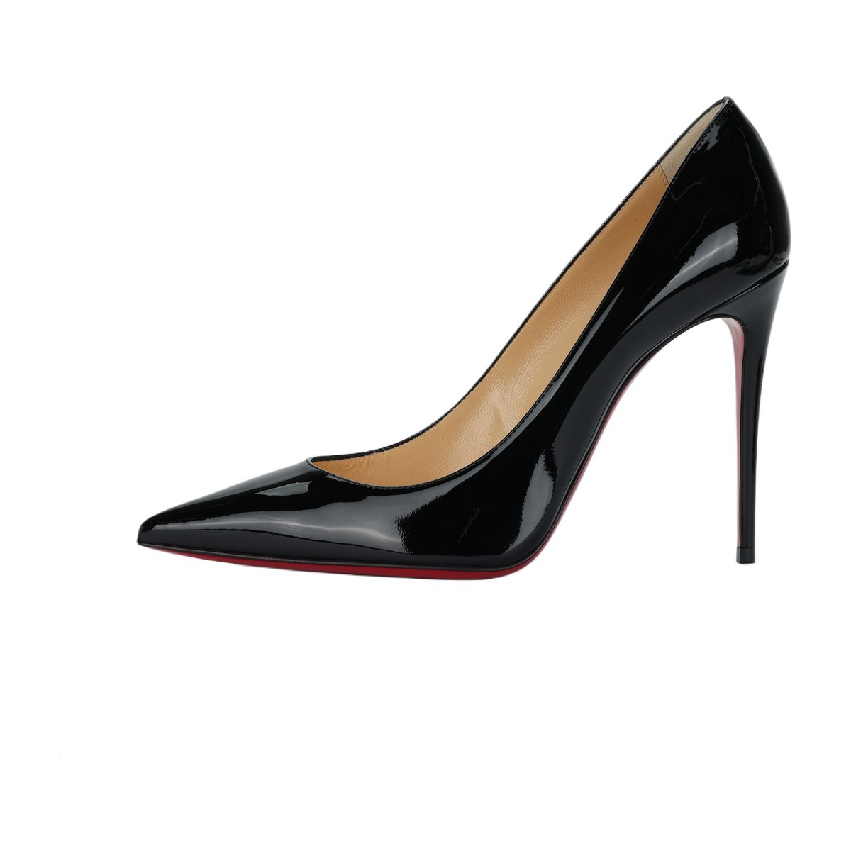 CL Kate Black Patent Heels