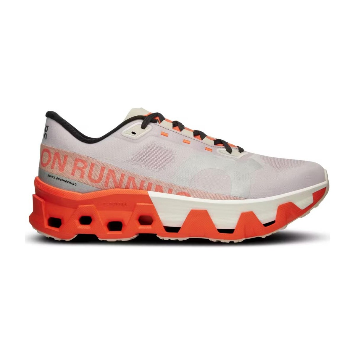 On Cloudmonster White Orange