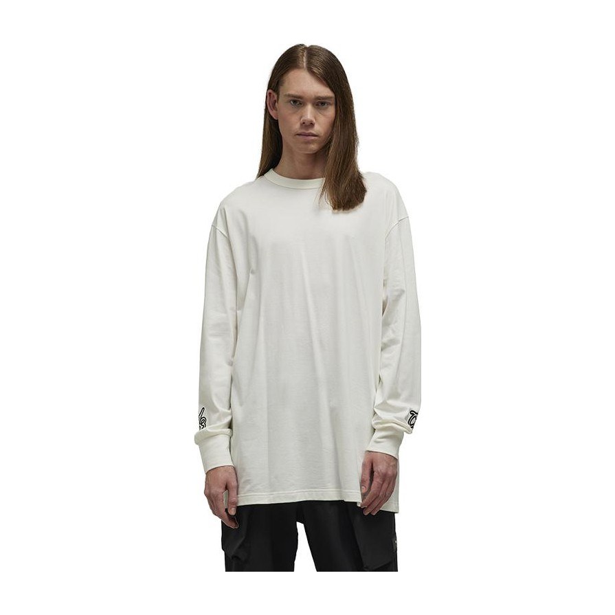 Y-3 Logo Print T-Shirt White