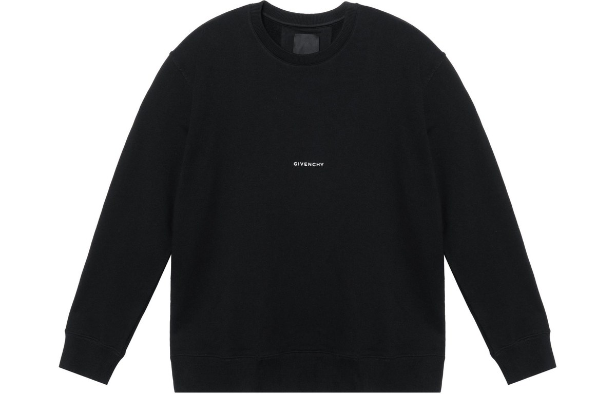 Givenchy SS23 Logo Crewneck Sweatshirt Black