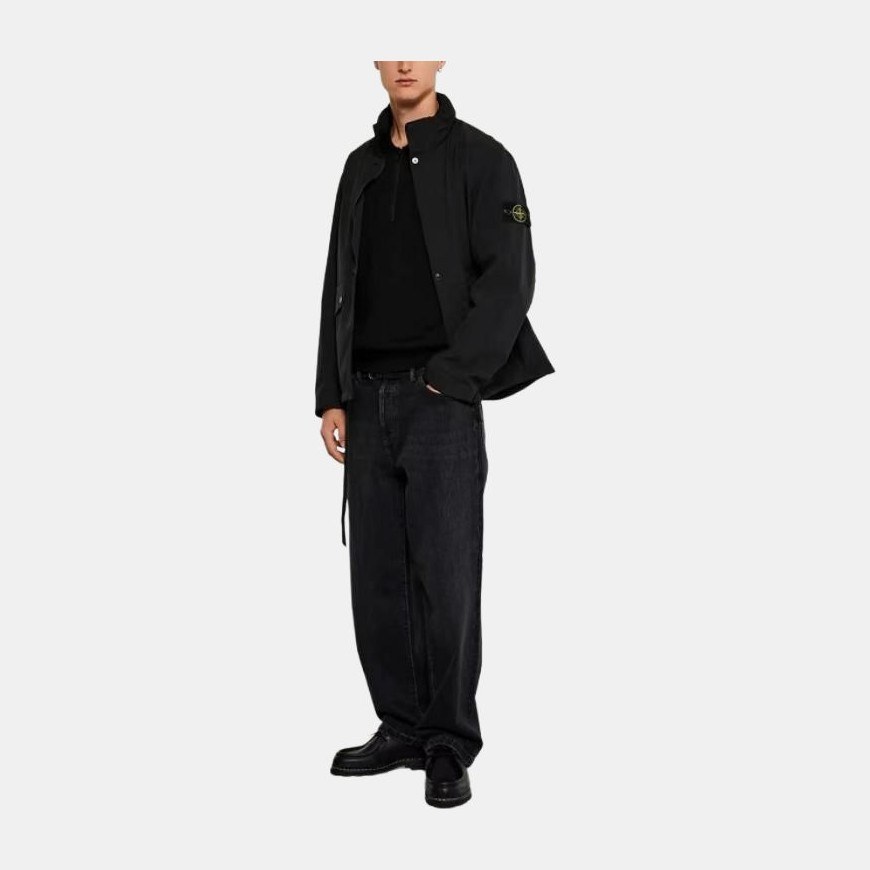 Stone Island Soft Shell Jacket Black
