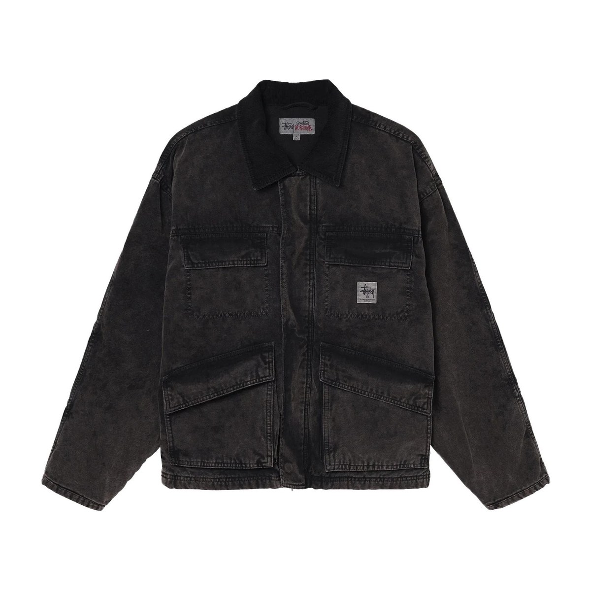 Stussy Shop Jacket Spray Dye Canvas