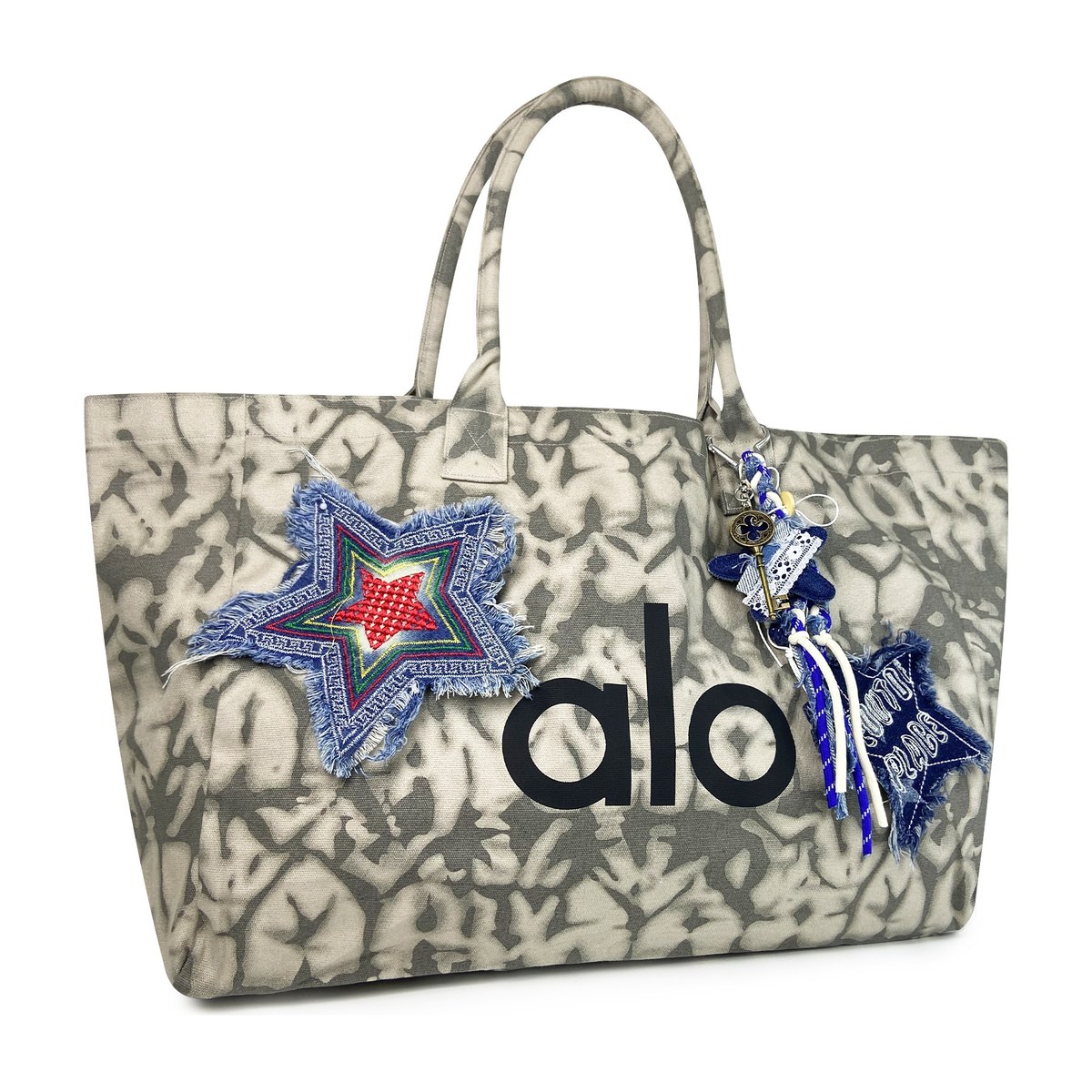 alo yoga Denim Star Tote Bag