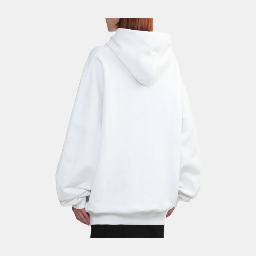 Vetements Logo Hoodie White