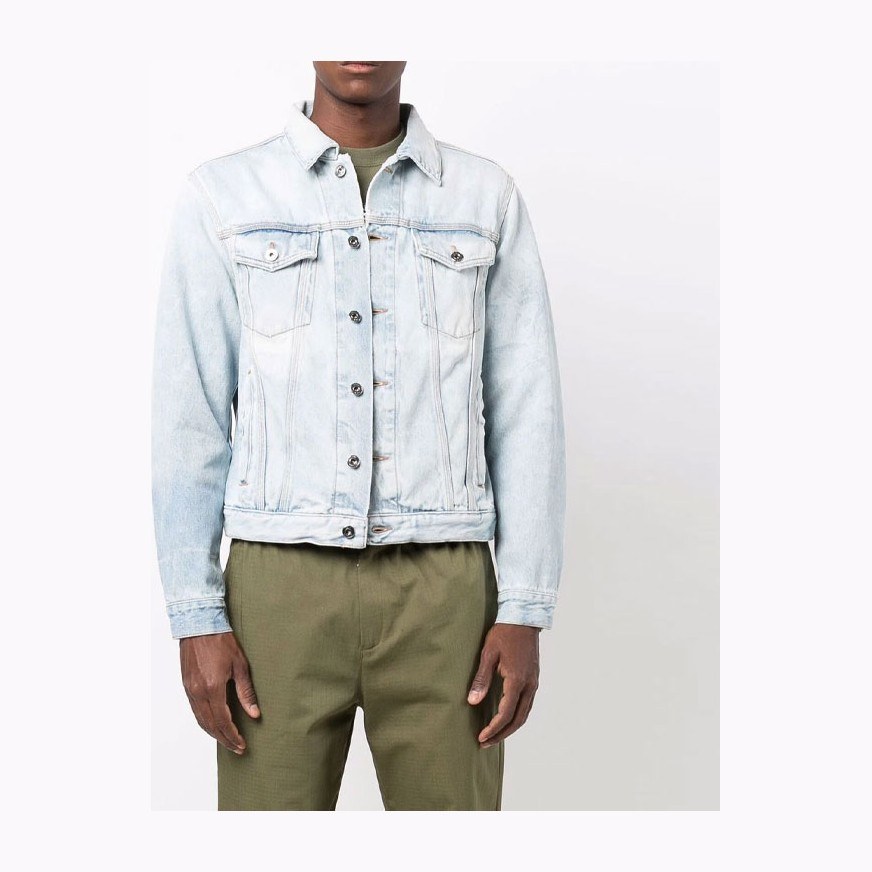 OFF-WHITE FW21 Arrow Print Denim Jacket