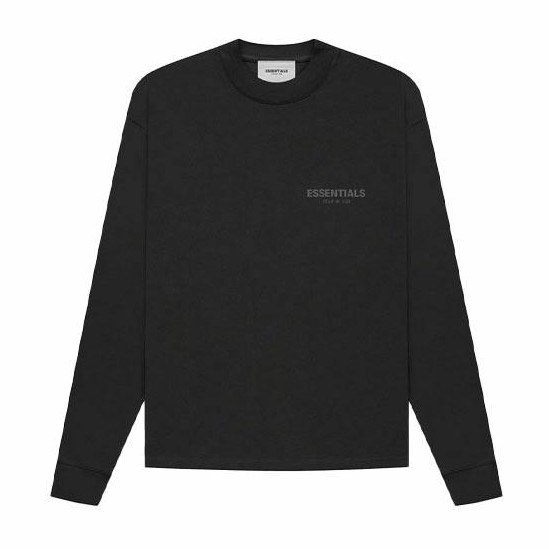 Fear of God Essentials FW21 Ls Tee Stretch Limo LogoT