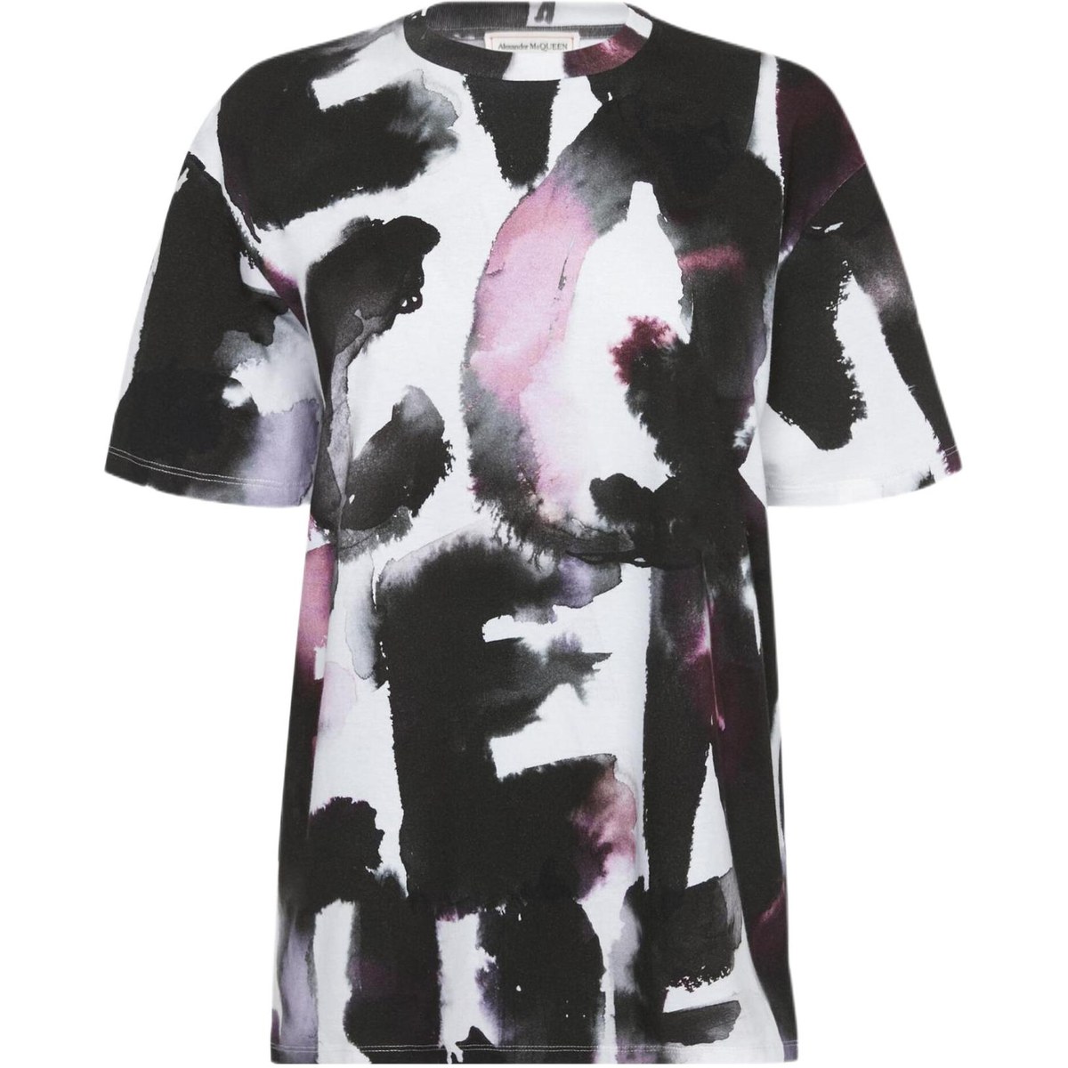 Alexander McQueen FW22 Watercolour Graffiti T