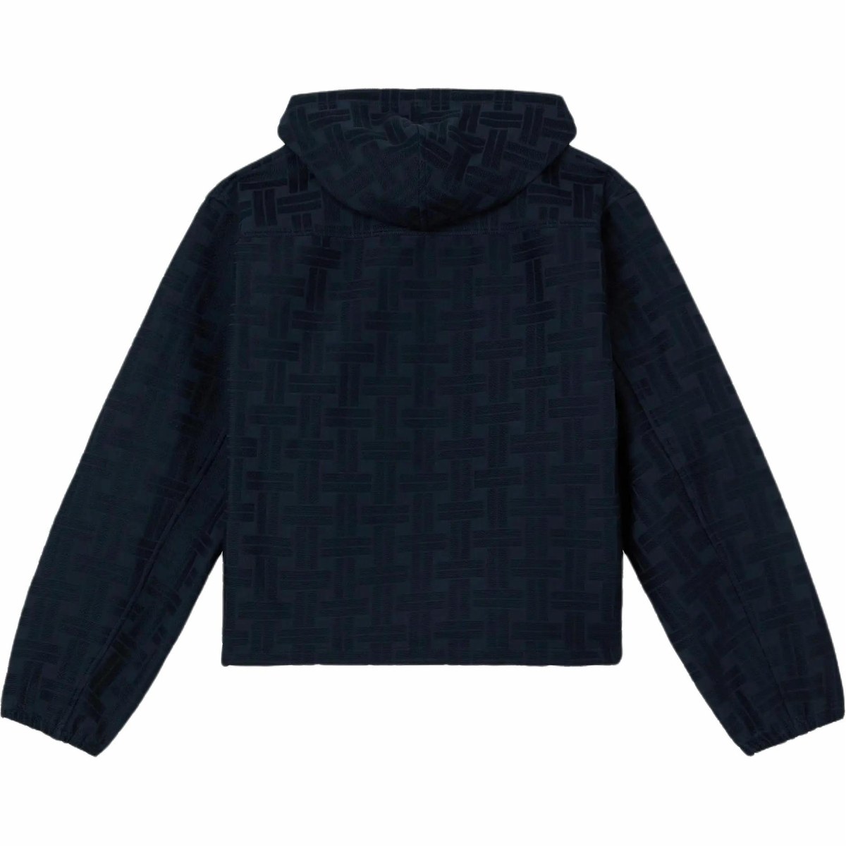 KENZO SS25 Cotton Jacquard Hoodie Jacket Blue Black