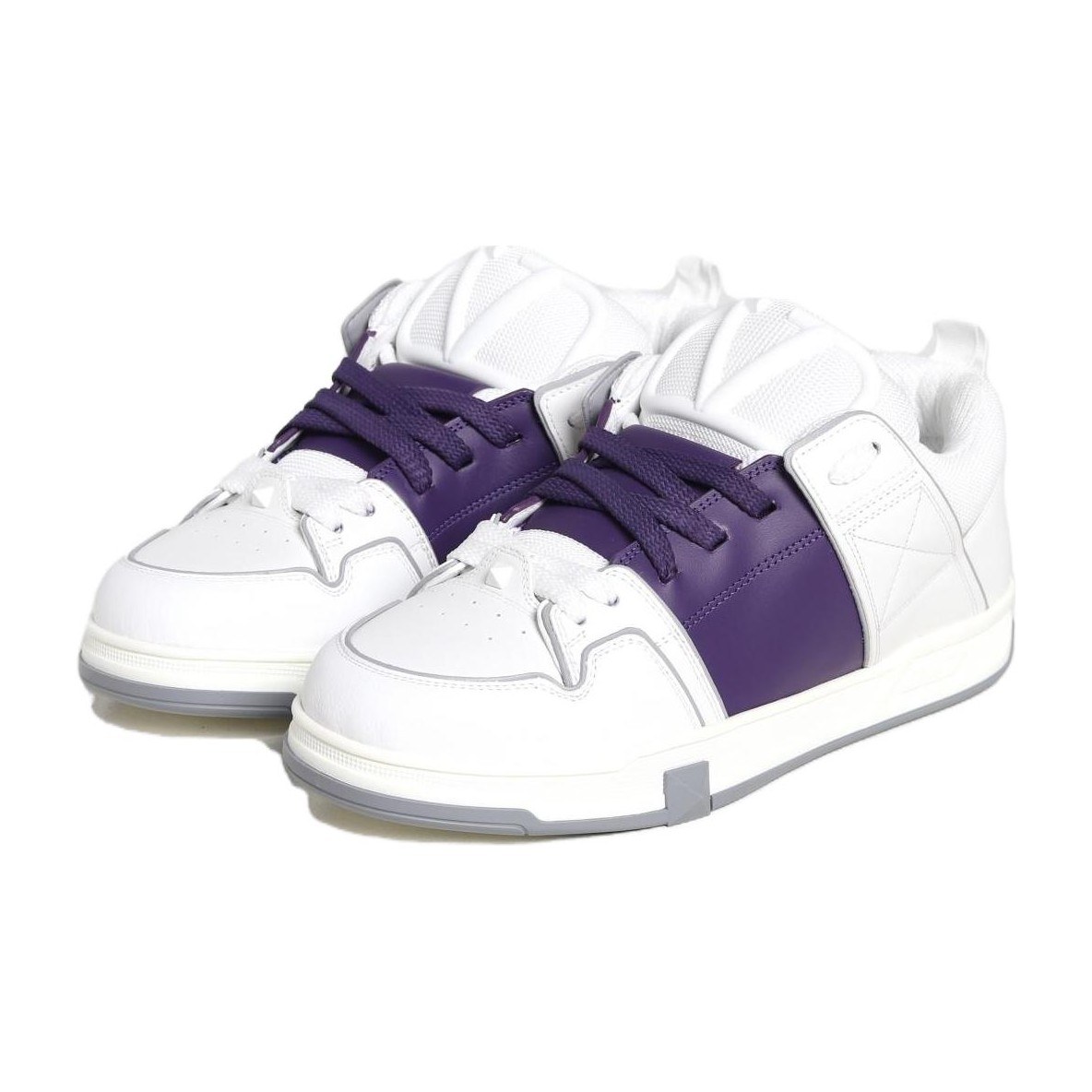 Valentino Open Garavani Skate White Purple
