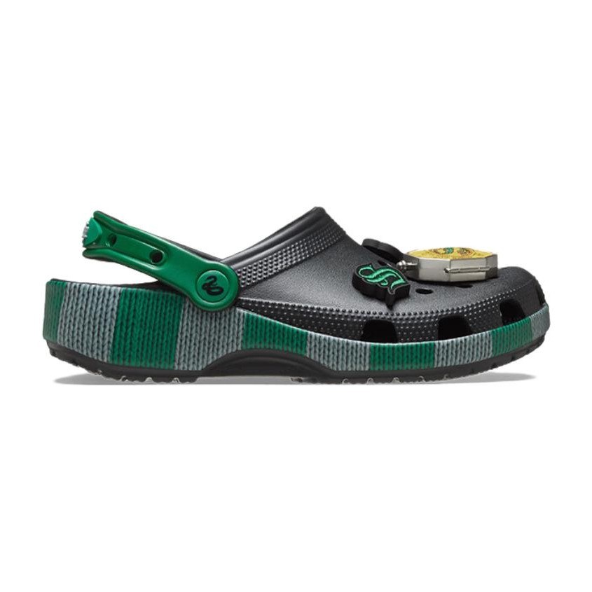Crocs EVA Clogs Black Green