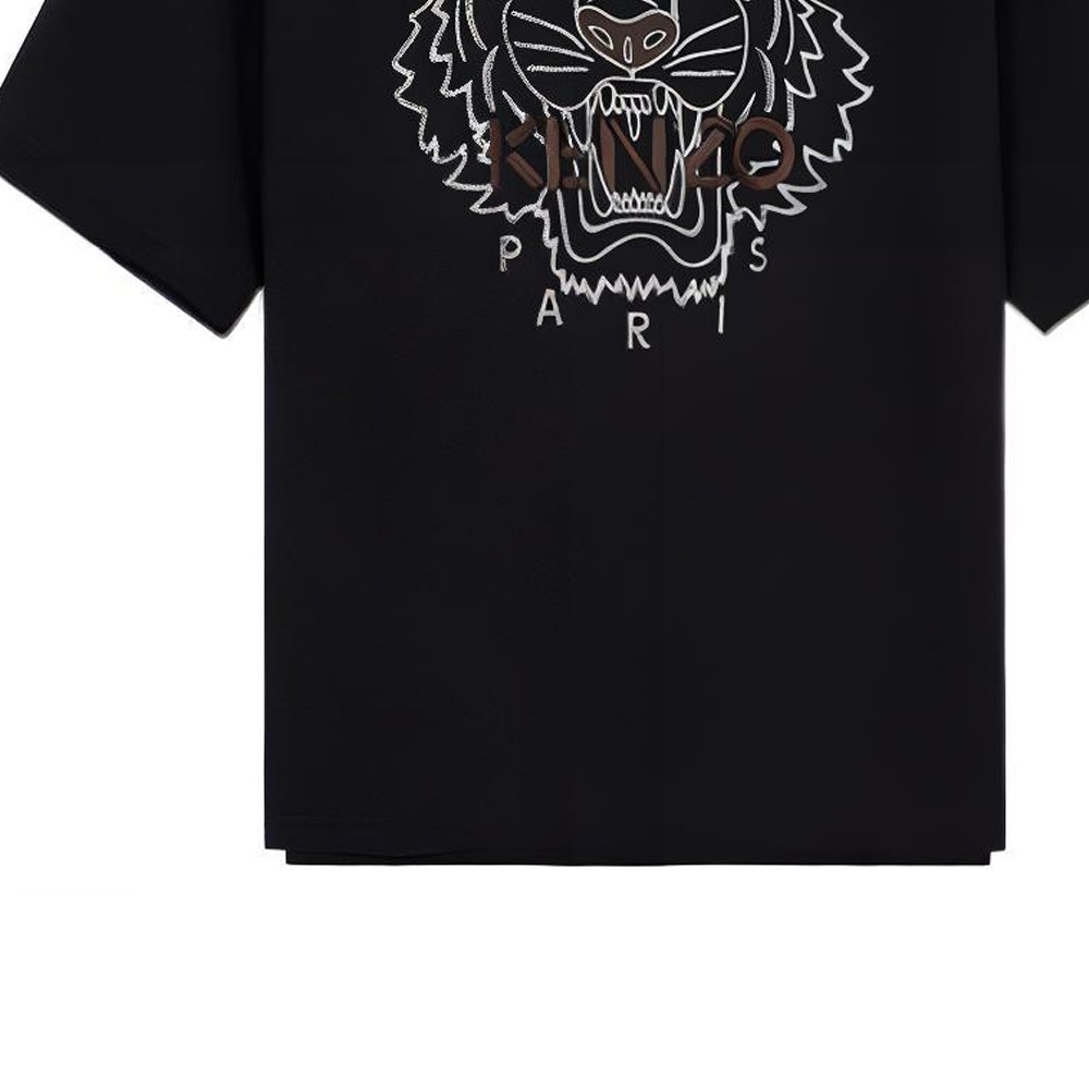 KENZO Tiger Print T-Shirt Black