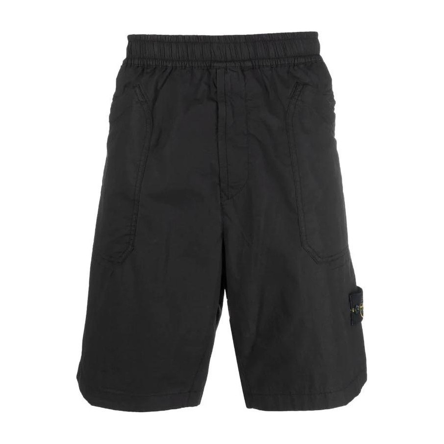 Stone Island Bermuda Shorts Black