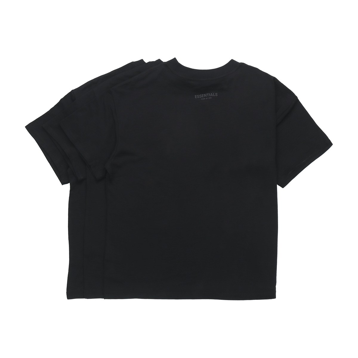Fear of God Essentials 3 Pack T-Shirts Black