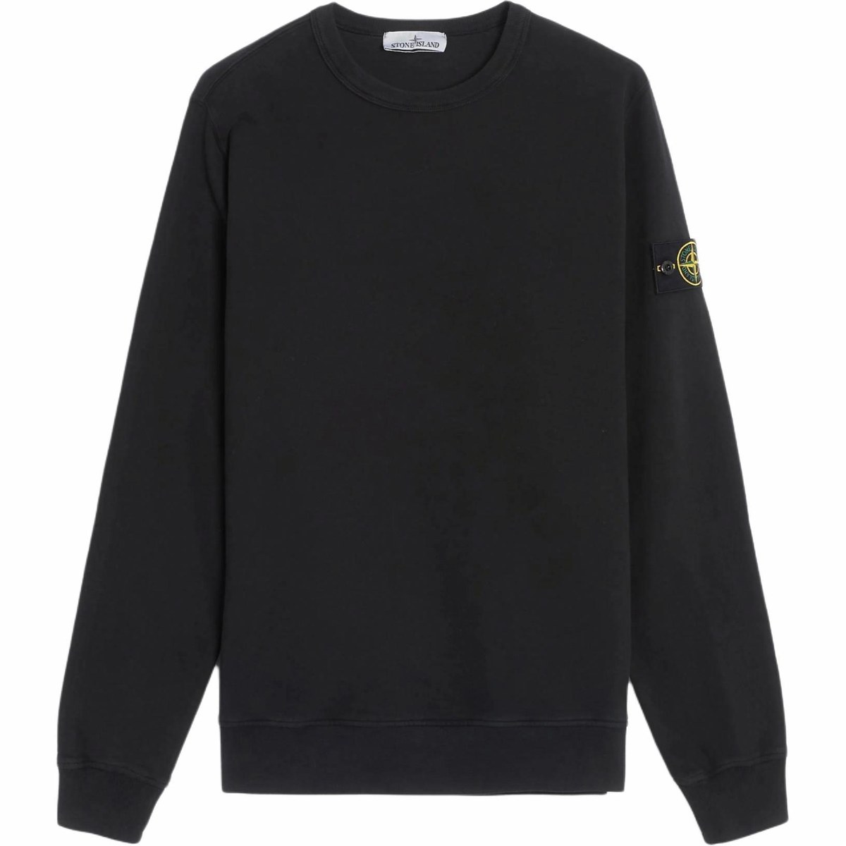 Stone Island FW23 Logo Crewneck Sweater Black