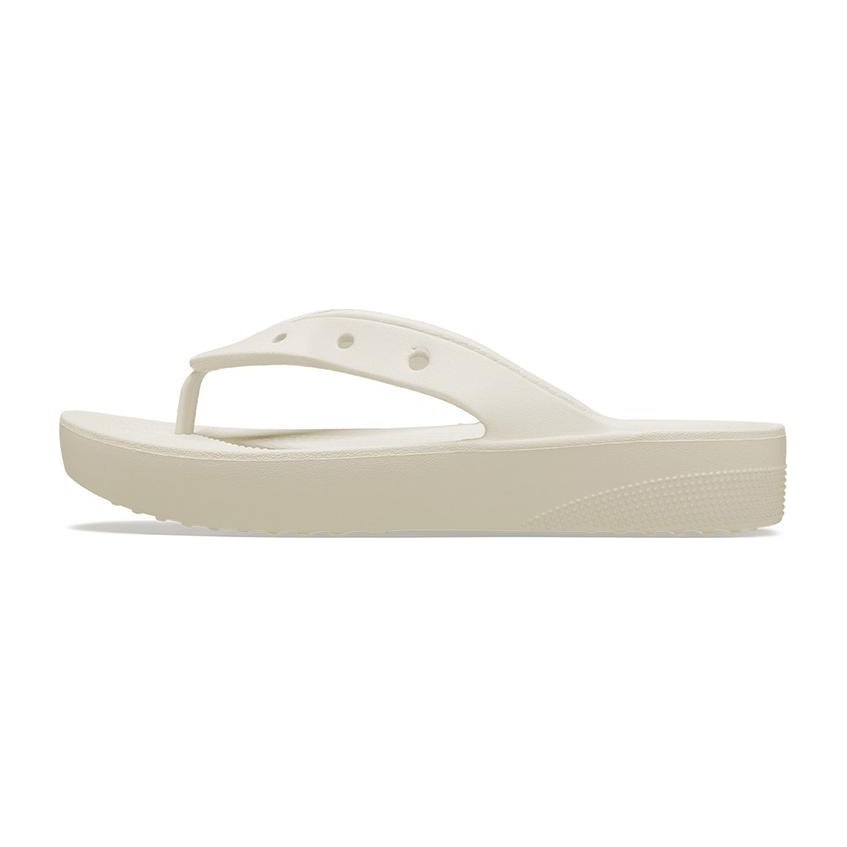 Crocs Classic Cloud Flip Flops Bone White