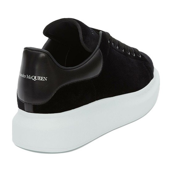 Alexander McQueen Velvet Sneakers Black