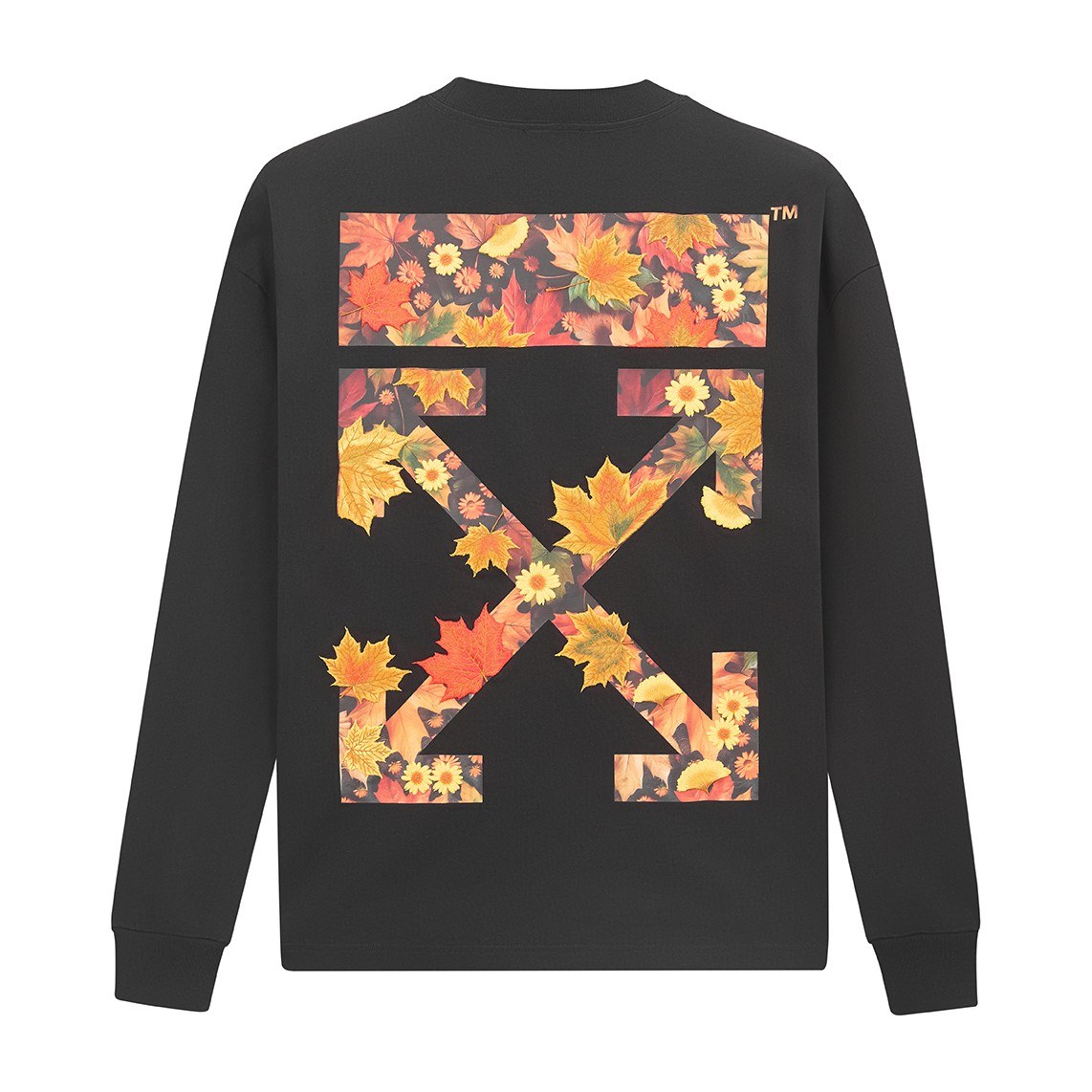 OFF-WHITE Maple Embroidery Long Sleeve Tee