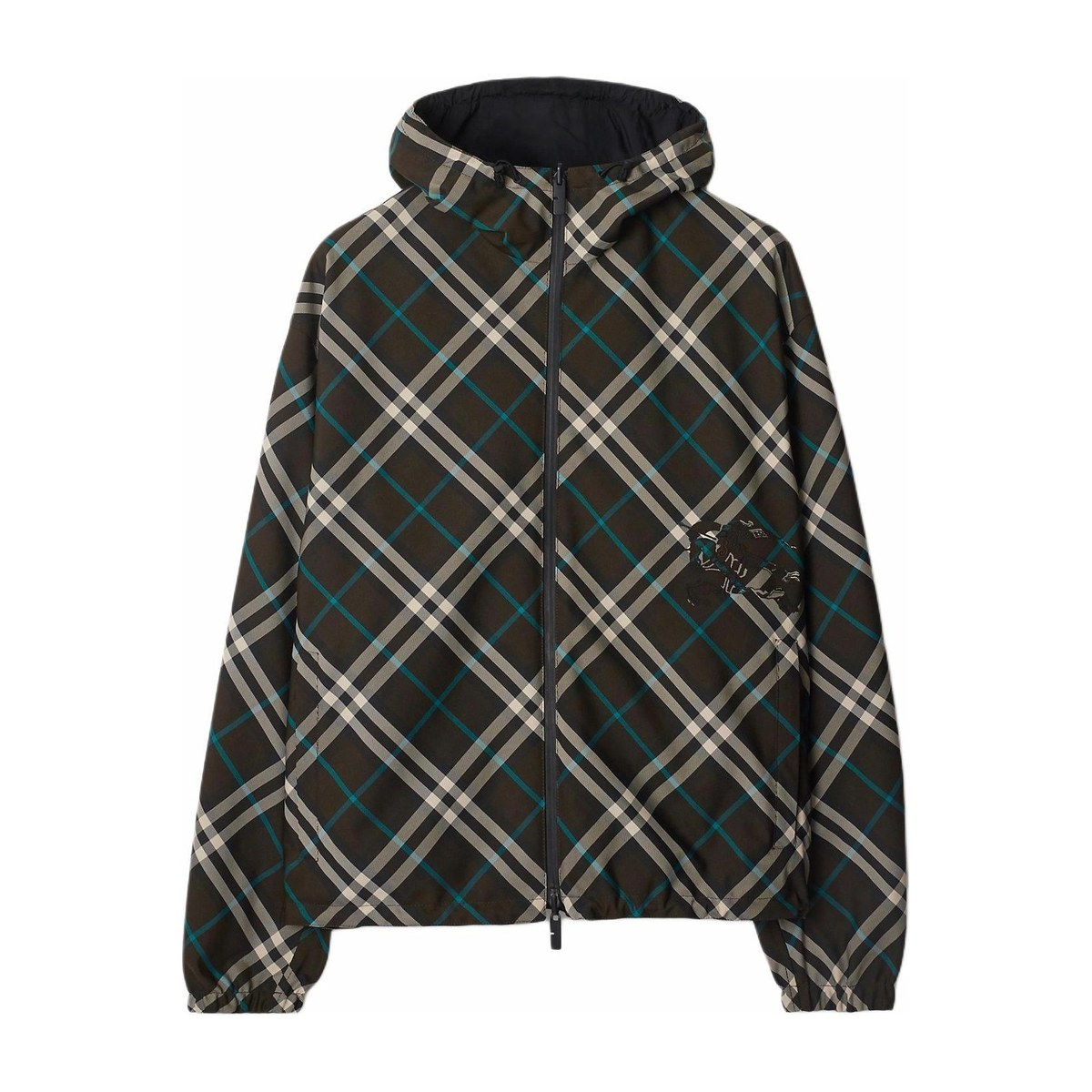 Burberry Hooded Jacket Brown