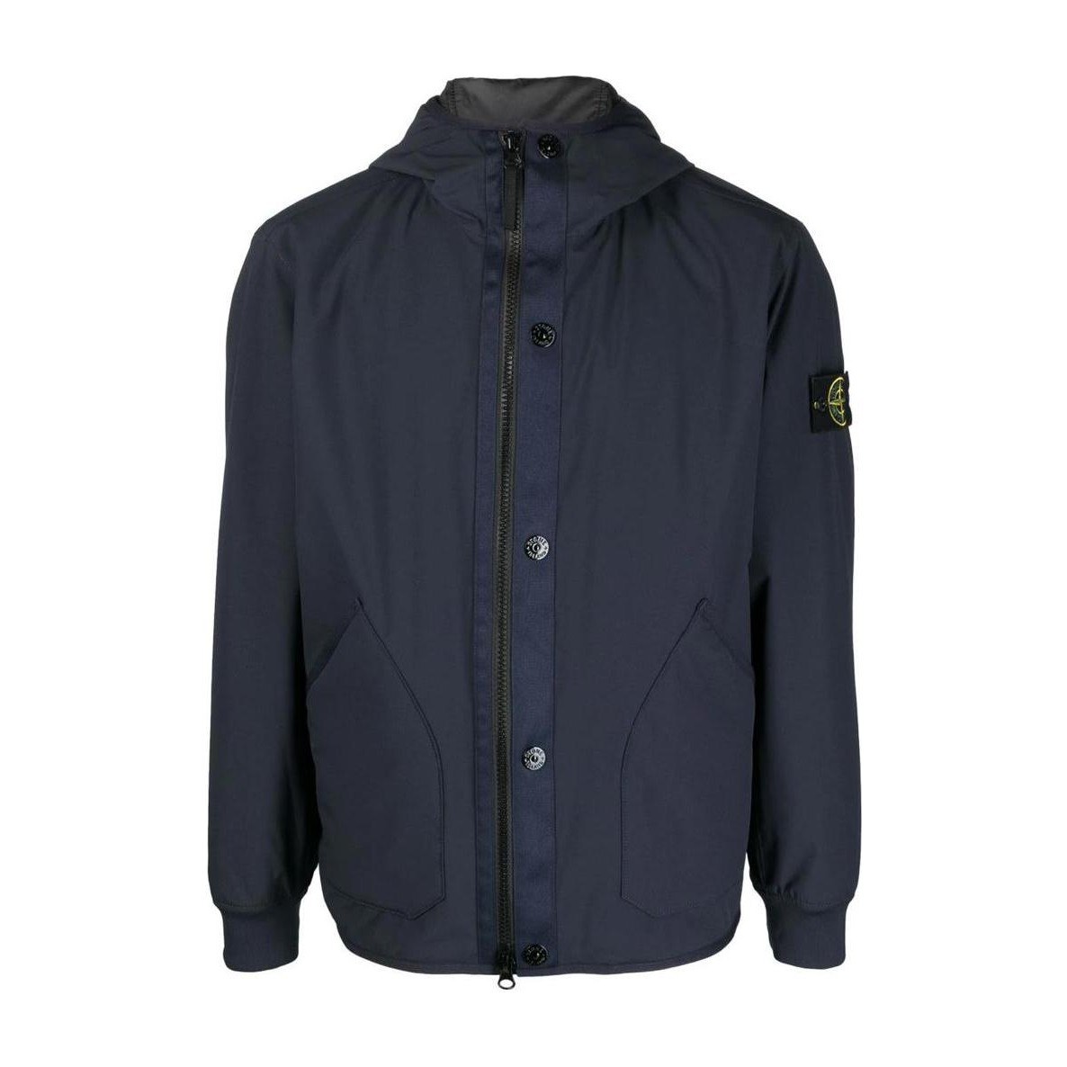 Stone Island SS23 Hooded Jacket Navy
