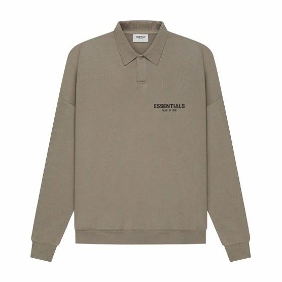 Fear of God Essentials SS21 Polo Taupe