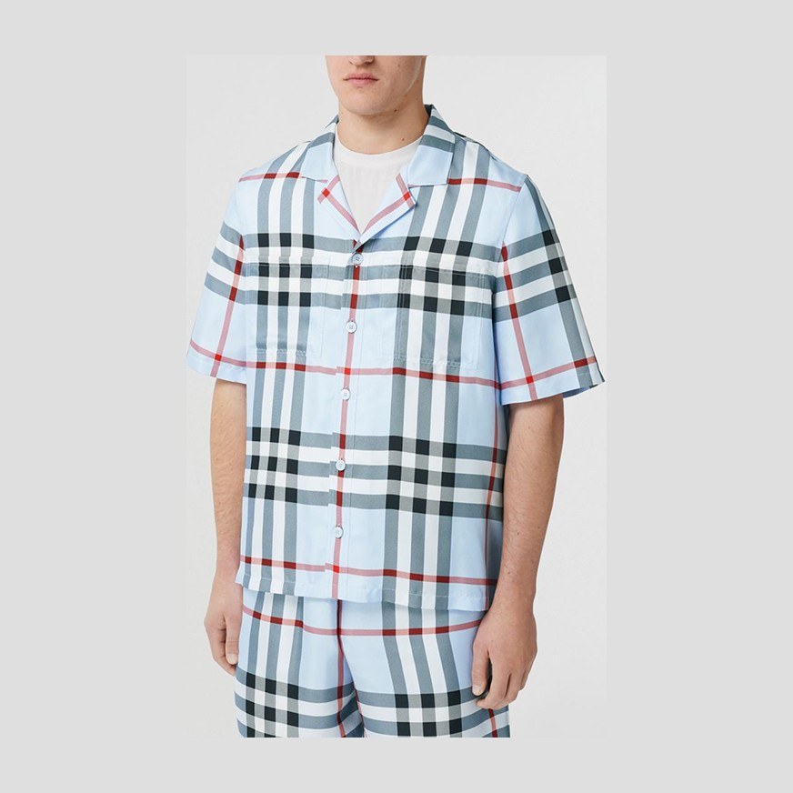 Burberry SS22 Colorblock Check Shirt