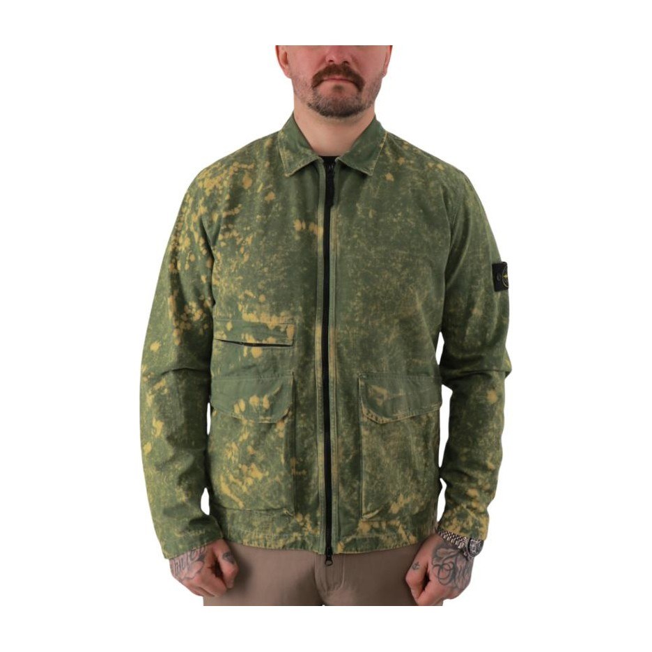 Stone Island SS22 Paint Effect Zip Jacket