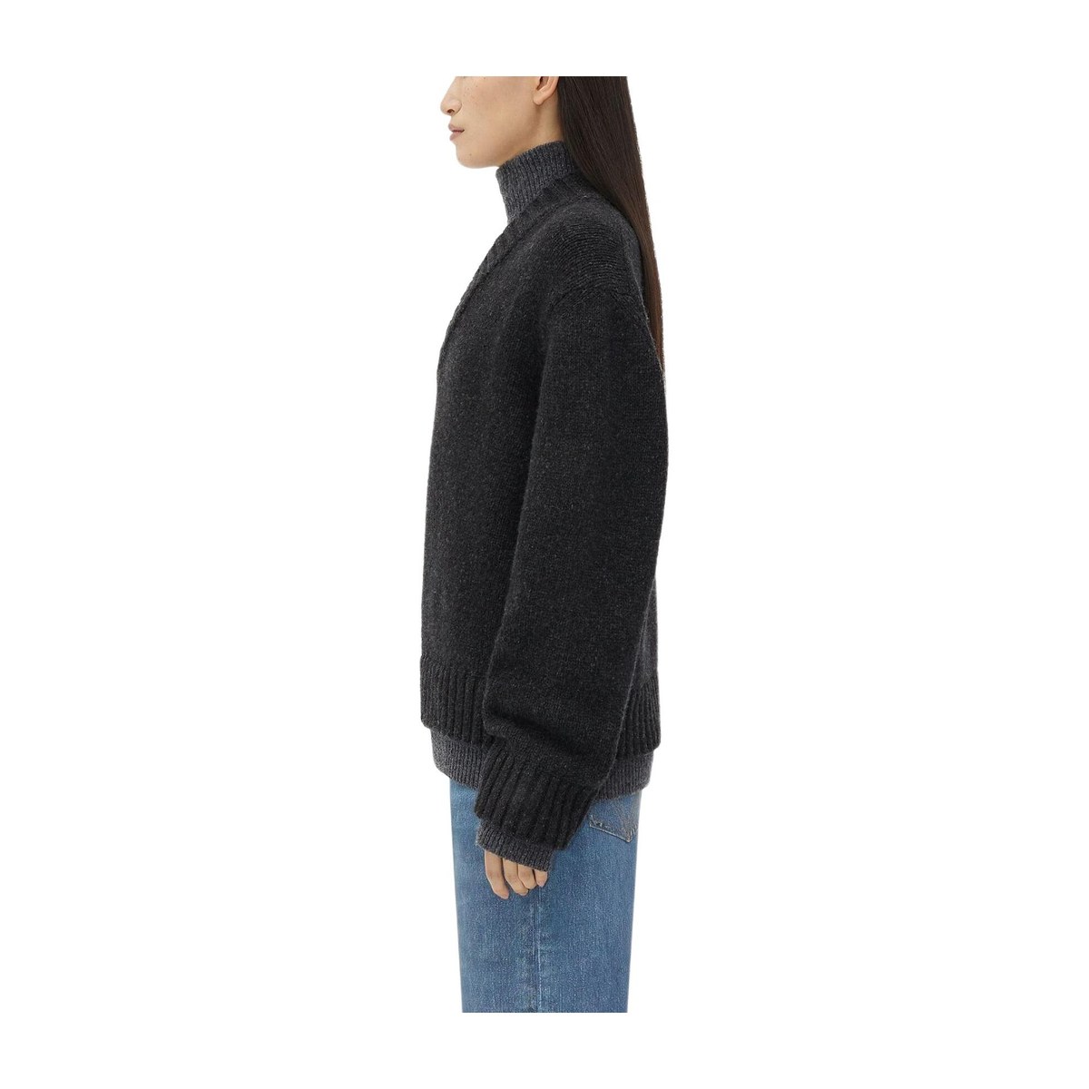 Bottega Veneta Double Layer Effect Wool Sweater