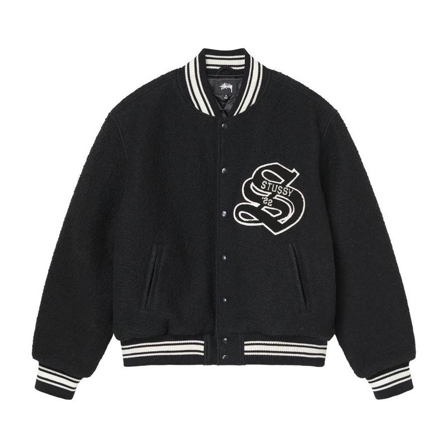 Stussy FW22 Casentino Wool Varsity Jacket