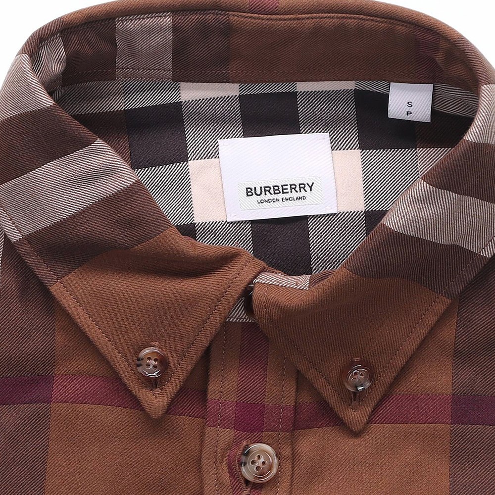 Burberry FW22 Check Shirt Brown