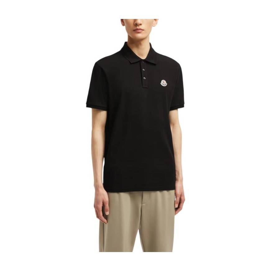 Moncler Logo Patch Polo Shirt