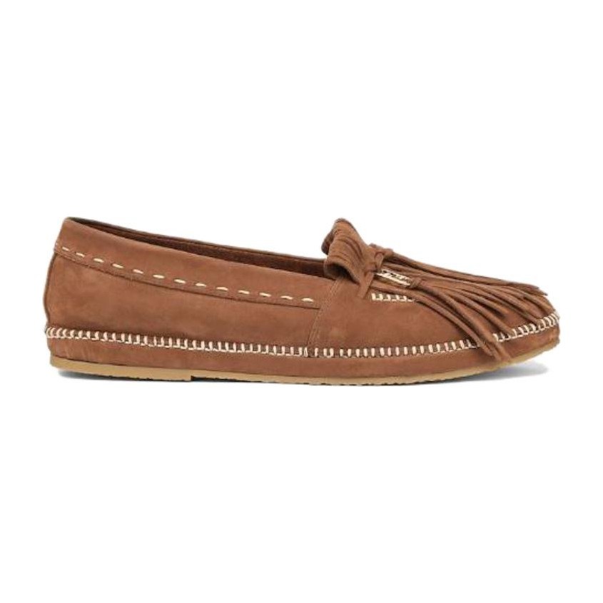 Fendi O'Lock Brown Loafers