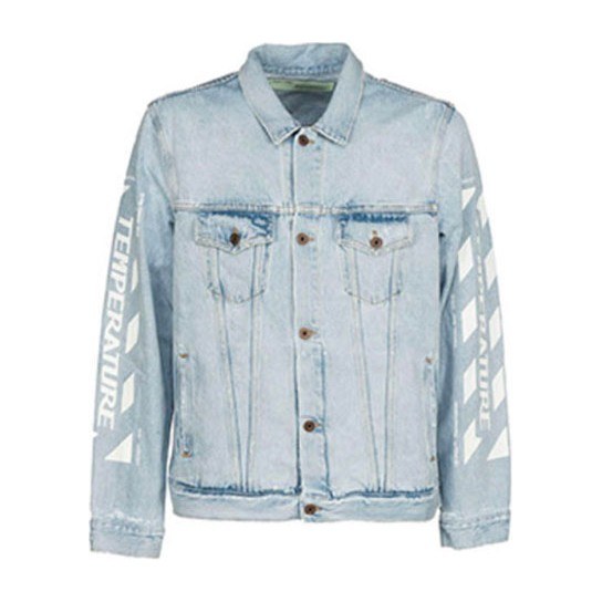 OFF-WHITE Printed Denim Jacket