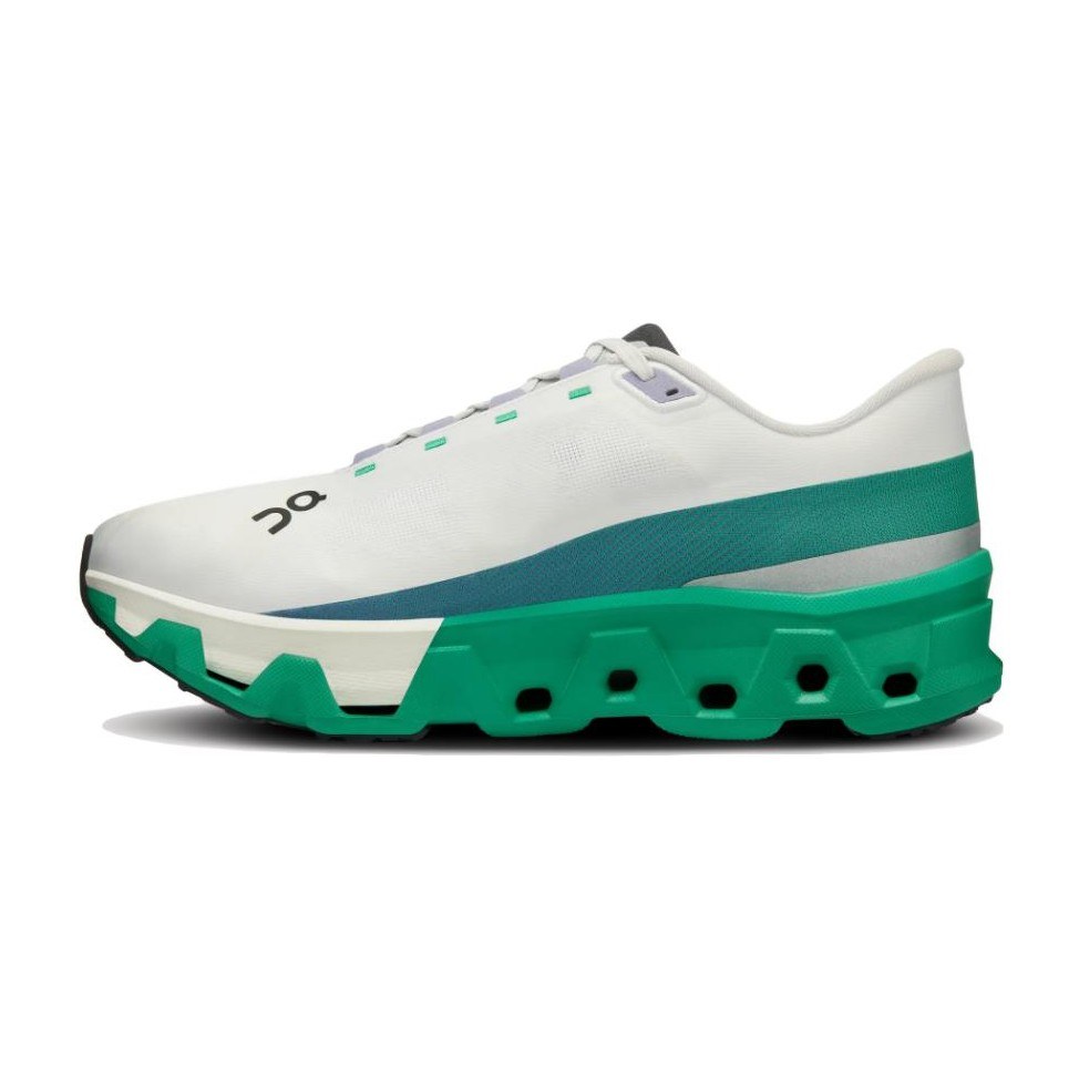 On Cloudmonster White Green