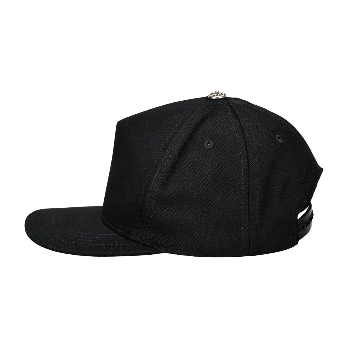 Chrome Hearts Embroidered Cotton Baseball Cap Black