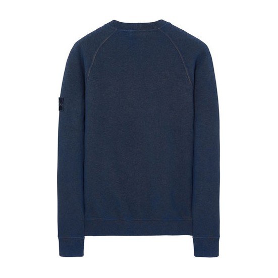 Stone Island Dust Series Pullover Sweatshirt Navy