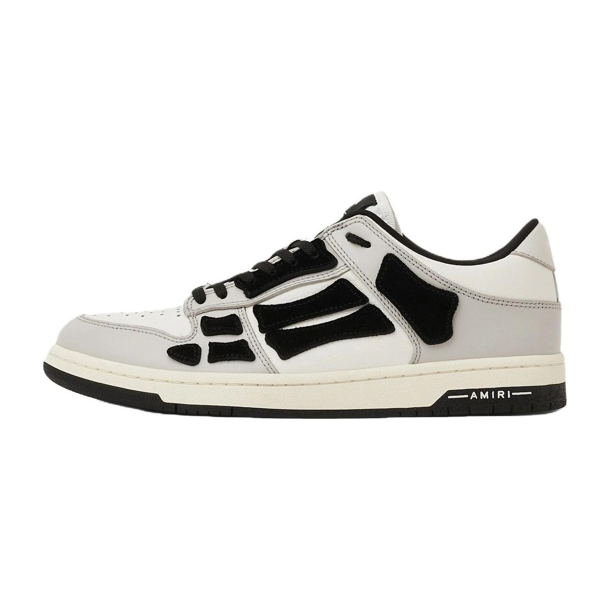AMIRI Skel-Top Low White Grey