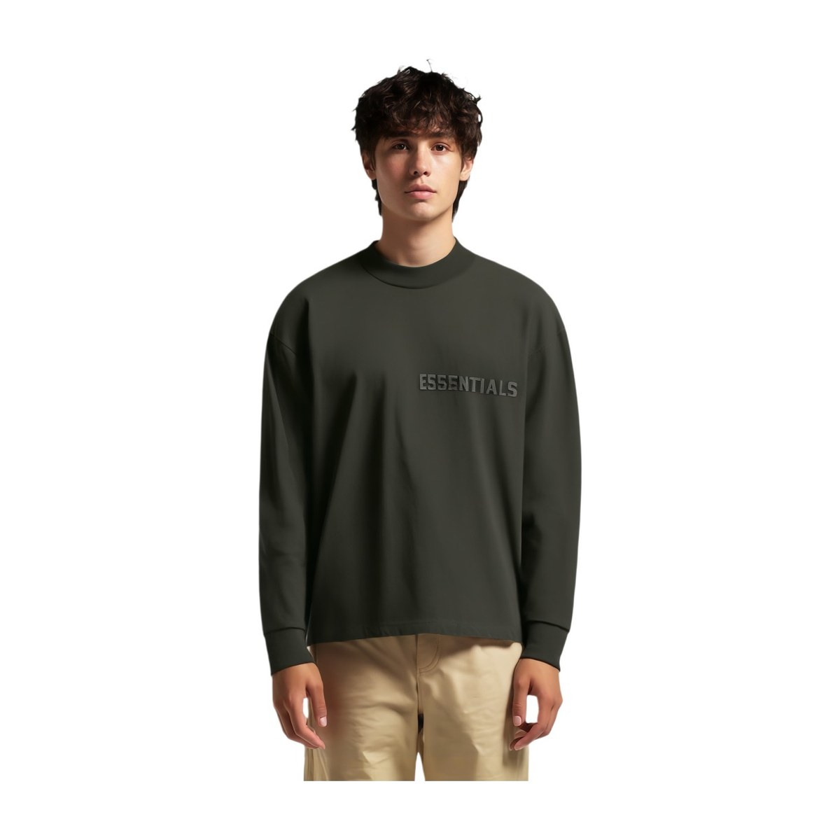 Fear of God Essentials SS23 L S Tee Off Black