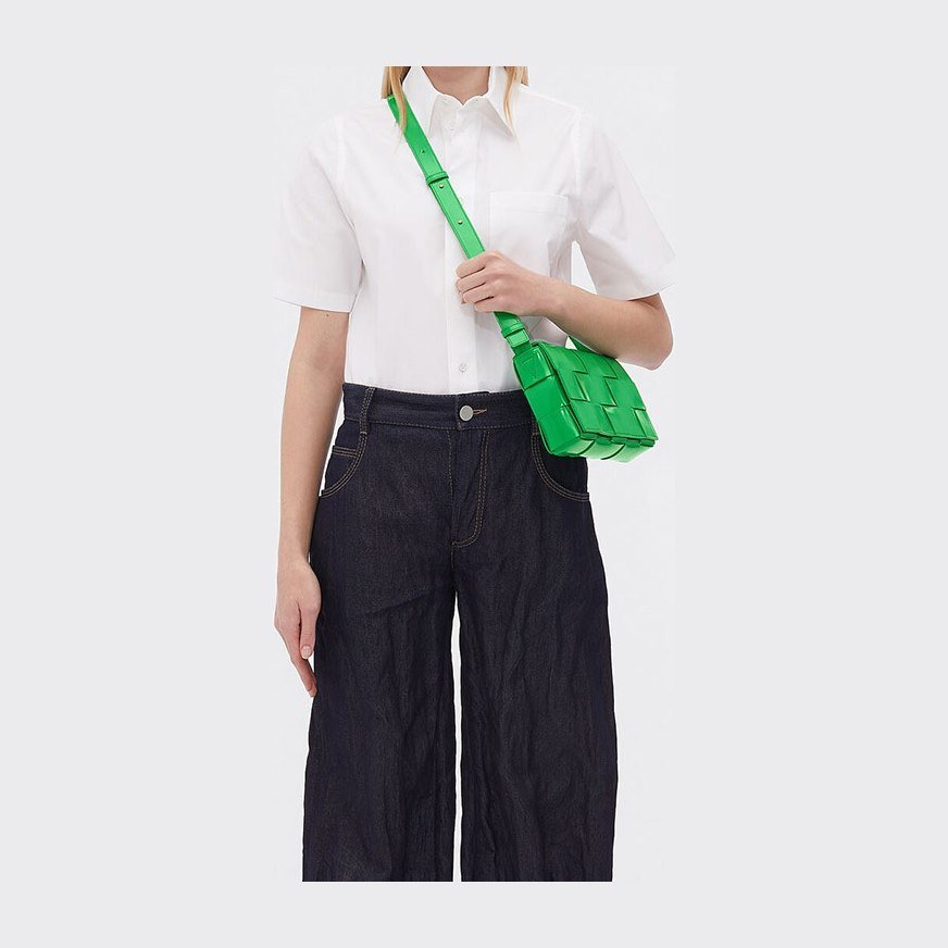 Bottega Veneta Cassette Medium Parrot Green