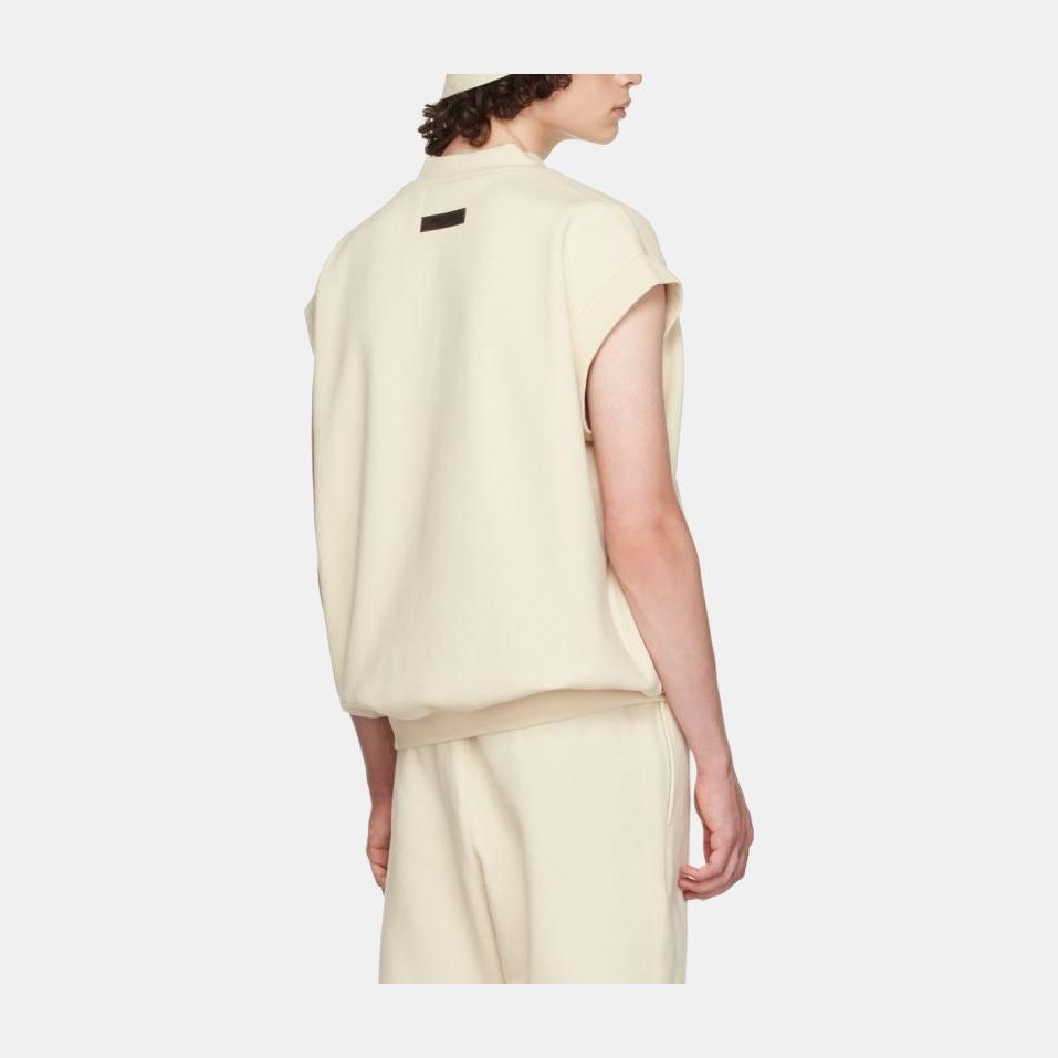 Fear of God Essentials V Neck Vest Egg Shell