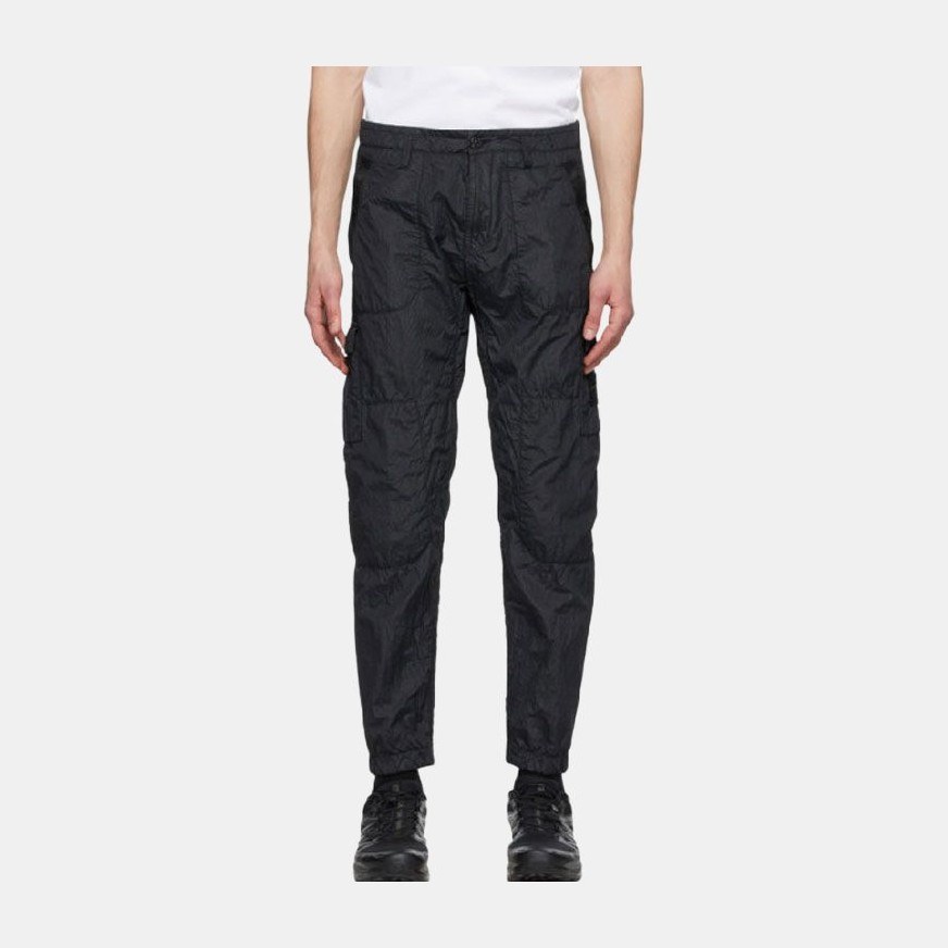 Stone Island Nylon Cargo Pants Black