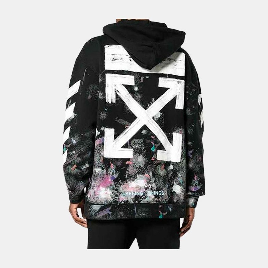 OFF-WHITE Classic Striped Hoodie