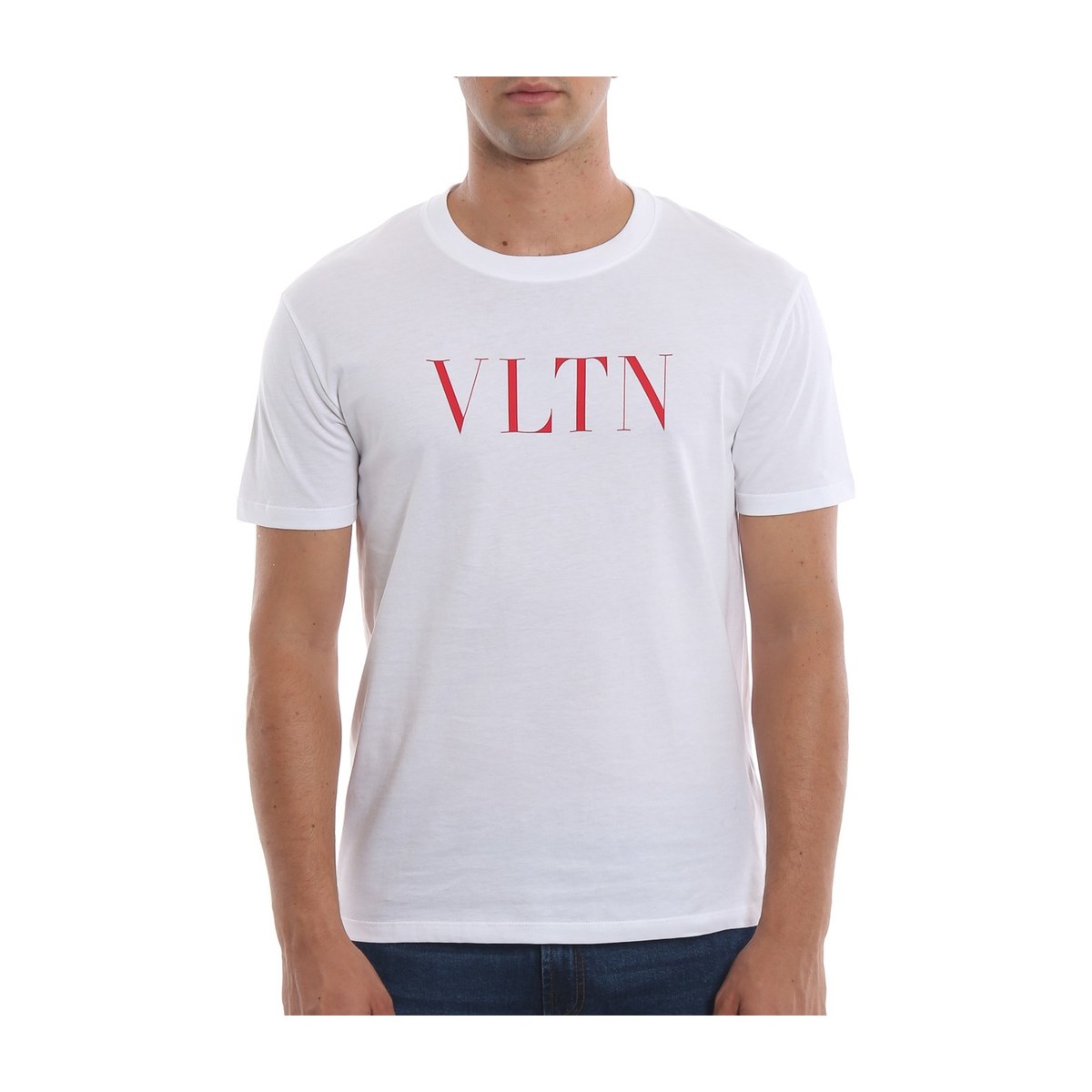 Valentino Letter Print T-Shirt White