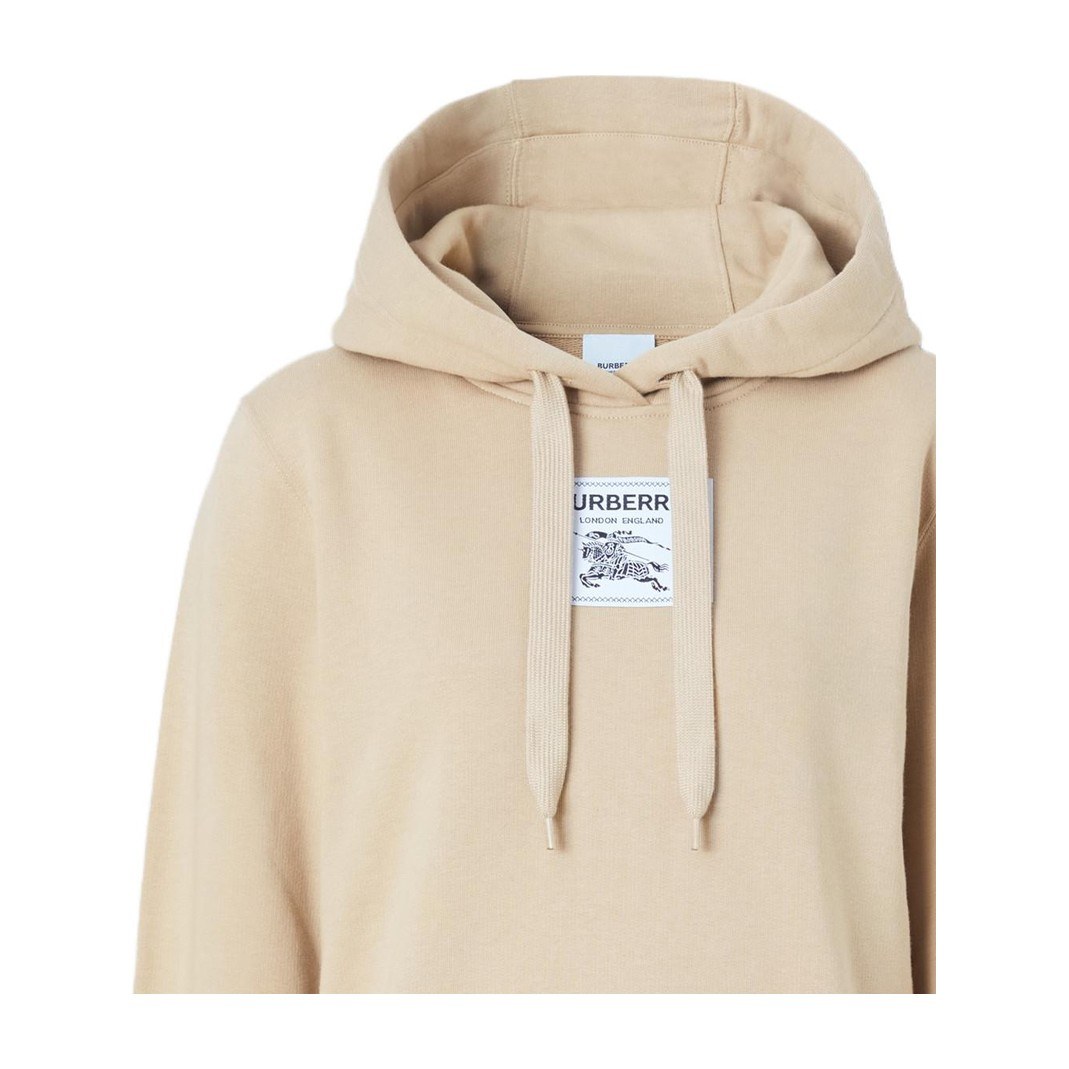 Burberry SS23 Loog Print Hoodie Khaki