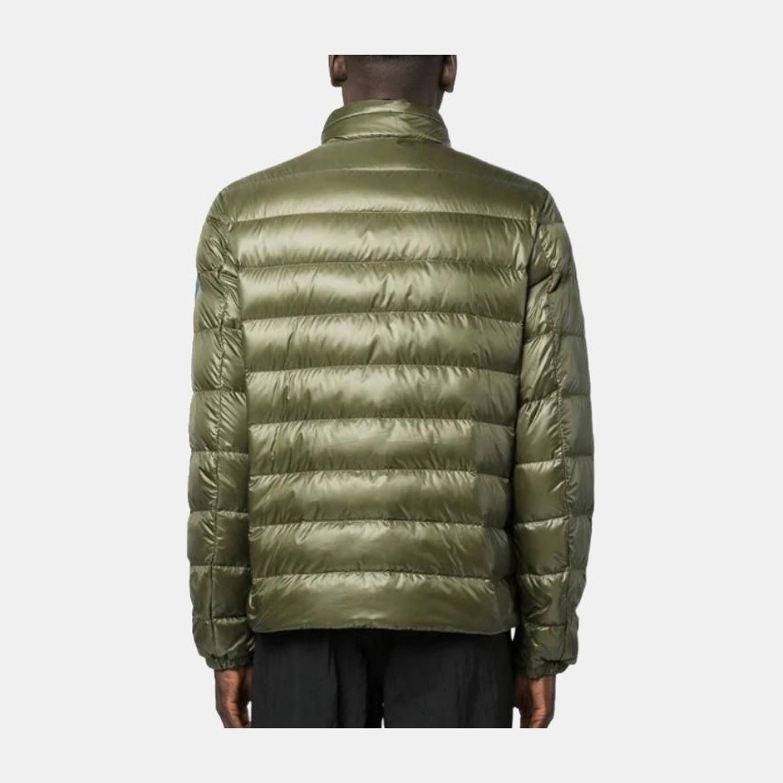 Moncler SS23 Quilted Logo Down Jacket Olive