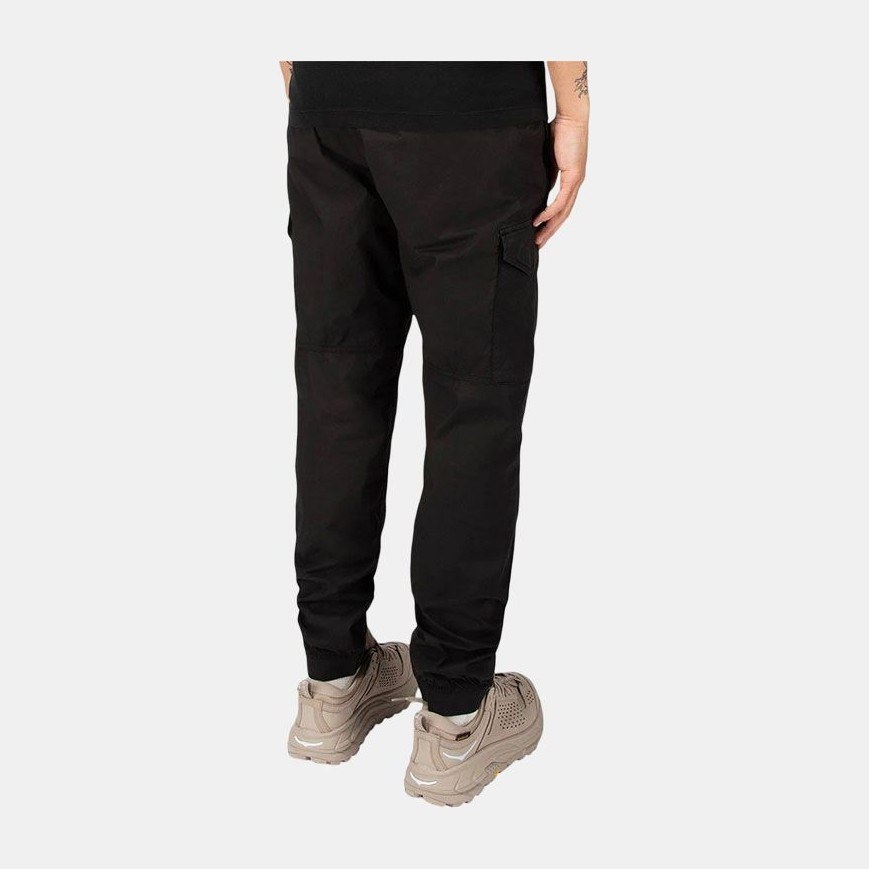 Stone Island Satin Tapered Cargo Pants Black