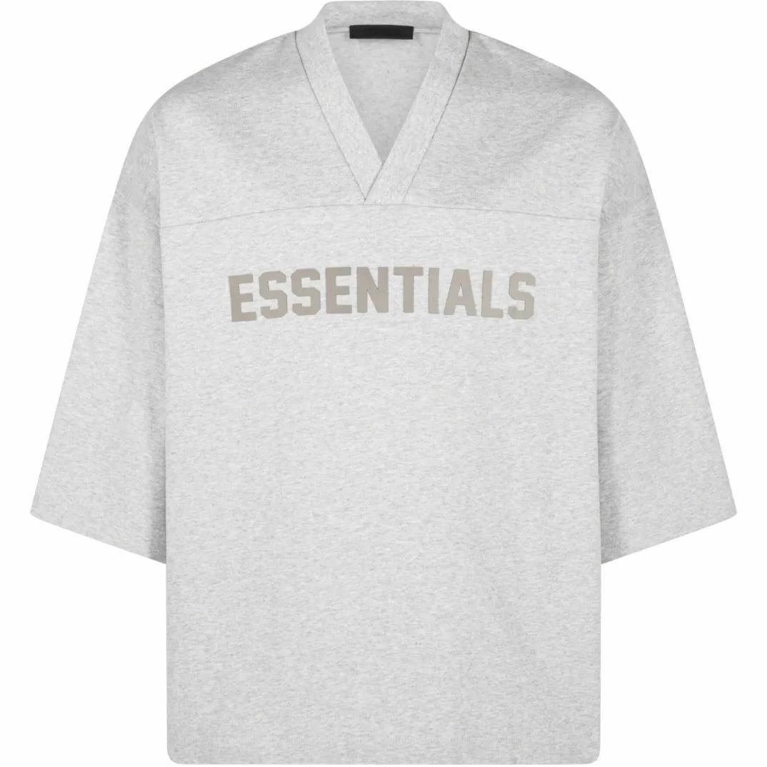 Fear of God Essentials Football Tee Light Heather Grey