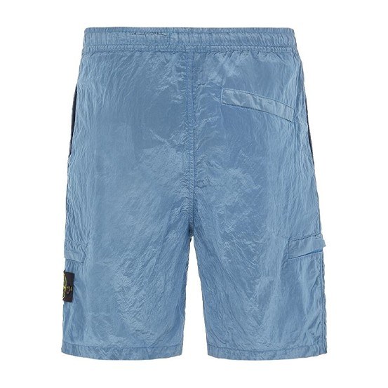 Stone Island Shorts Light Blue