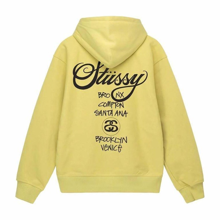 Stussy World Tour Zip Hoodie